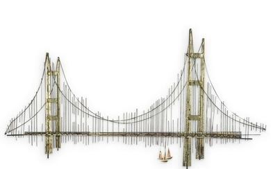 Curtis Jere Mid Century Golden Gate Bridge