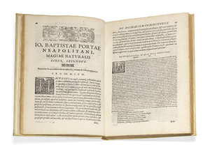 DELLA PORTA, Giovanni Battista (c.1538-1615). Magiae naturalis libri XX. Naples, Salviani, 1589.