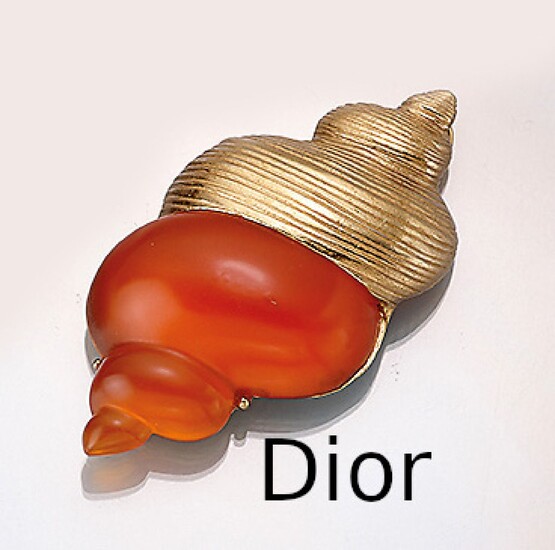 DIOR brooch in the form of a shell...