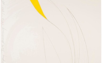 DONALD SULTAN (B. 1951), Yellow Iris