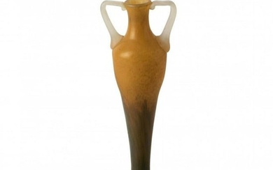 Daum Frères, Nancy, Vase with handles, c1910