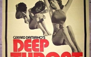 Deep Throat - Linda Lovelace (1972) 23" x 29" US Movie