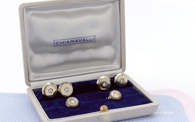 Diamond dress set (Set di gemelli e bottoni con diamanti)