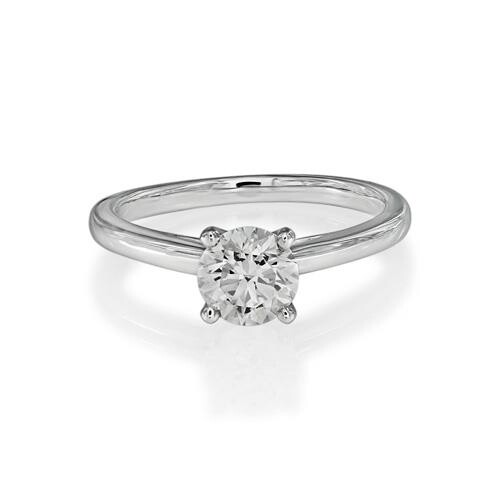 Diamond ring set with 1ct. diamond. This Diamond Solitaire r...