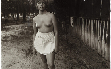 Diane Arbus, A young waitress at a nudist camp, N.J.
