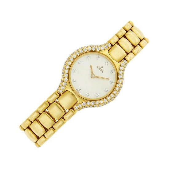 Ebel Gold, Mother-of-Pearl and Diamond 'Beluga' Wristwatch, Ref. 866969