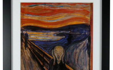 Edvard Munch "The Scream" Custom Framed Print