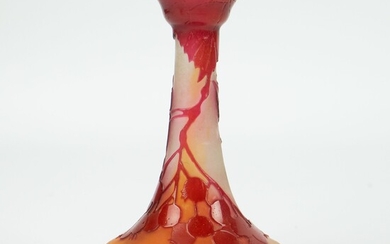 Émile GALLÉ vase in glass paste