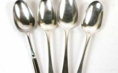 English Georgian Silver Marrow Spoon