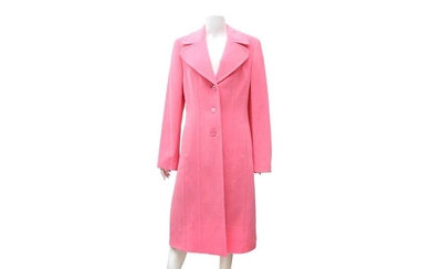 Escada Bubblegum Pink Wool Coat - Size 38