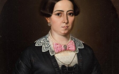 Escuela Española S. XIX. Retrato de dama