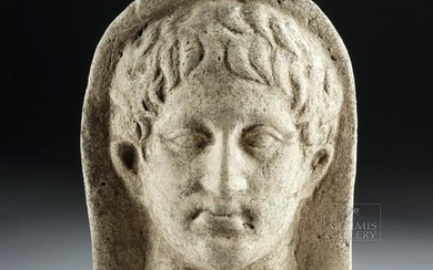 Etruscan Terracotta Votive - Head of a Youth