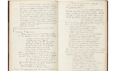 FLAUBERT, Gustave (1821-1880) Sophonisbe - Mairet Corneille Voltaire : manuscrit autographe