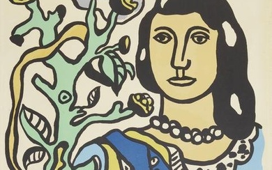 Fernand Léger (1881-1955); La femme et la fleur;