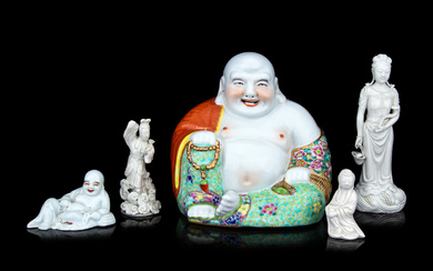 Five Chinese Porcelain Figures