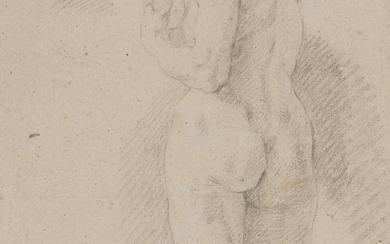 French School, late 18th century- Study for the figure of...
