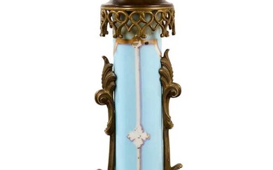 French Sèvres style porcelain table lamp