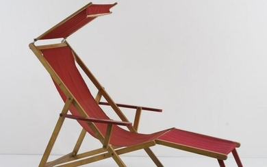 G. R. Ind. Piemontese, Sun / deck chair, 1940s