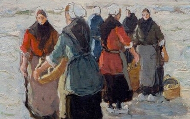 Gerhard A.L. Morgenstjerne Munthe (1875-1927), Fisherwomen on the...