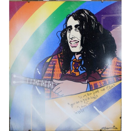 Gloria ‘A psychedelic portrait study of Tiny Tim, half lengt...
