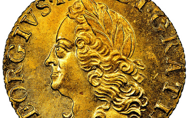 Great Britain: , George II gold 1/2 Guinea 1759 MS65 NGC,...