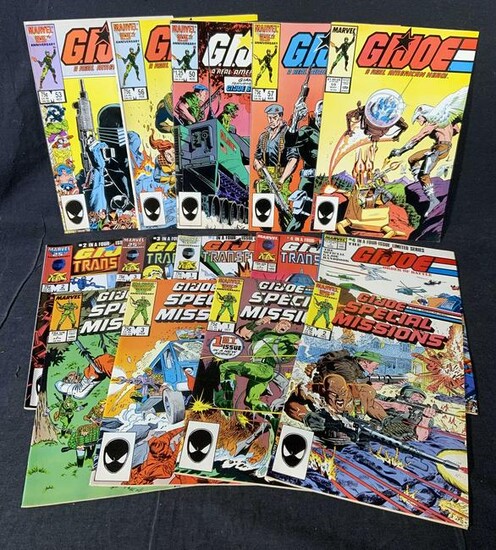 Group Lot Vintage GI JOE Comic Books