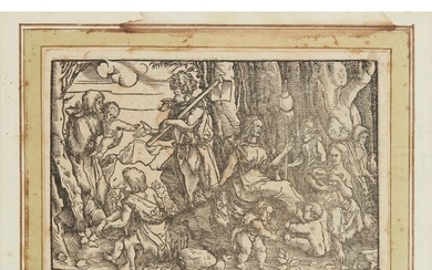 HANS WEIDITZ (GERMAN C.1495 - 1537) DOUBLE SIDED WOODCUT