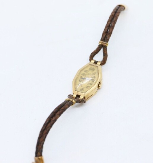 HUMA Genève Montre bracelet de dame en or... - Lot 48 - Art-Valorem