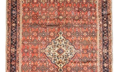 Hand-knotted Hamadan Wool Rug 7'2" x 10'4"