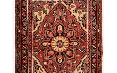 Handmade Oriental Area Rug Wool 29X34 Small Entryway Boho Decor Floral Carpet