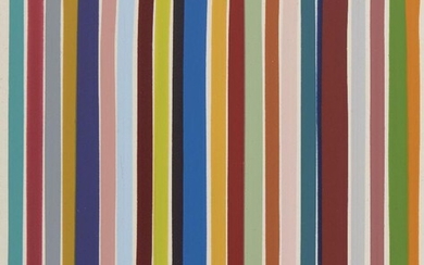 Ian Davenport, British b.1966 - 21, 2014; acrylic and water-based paints on Fabriano Aristico paper, signed, dated and numbered verso 'I Davenport 2014 21/30', 31 x 27 cm (ARR) Provenance: Waddington Custot, London, where purchased by the present...