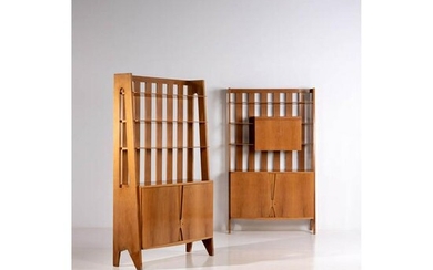 Ico Parisi (1916-1996) Pair of bookcases