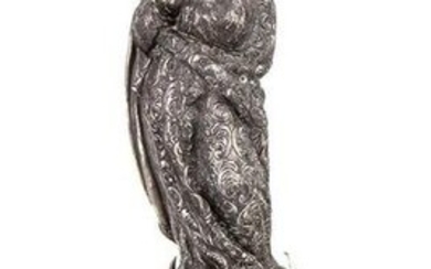 Italian silver figure of the Virgin - 18th Century