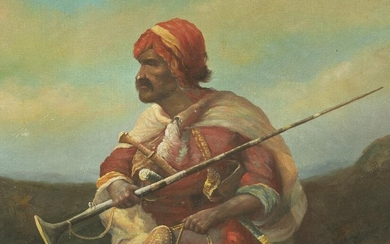 J. LAWRENCE, A LATE 19TH CENTURY OIL ON CANVAS Turkish