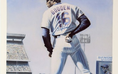 Jack Lane, The Sign (New York Mets Dwight Gooden), Offset Lithograph