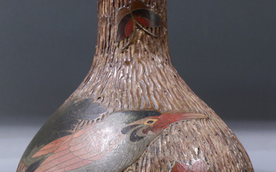 Japanese Totai Cloisonne Vase
