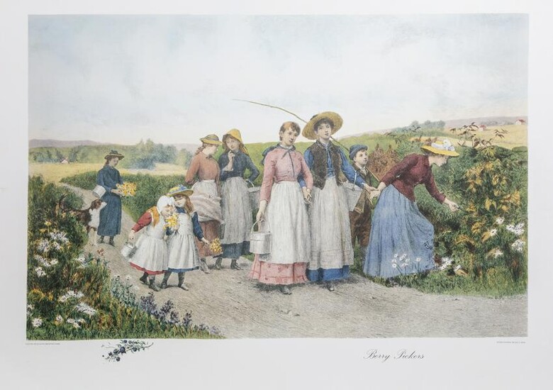 Jennie Brownscombe, Berry Pickers, Poster