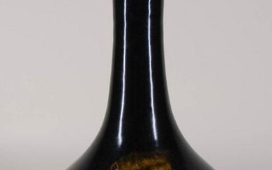 Jian Ware Bottle-Shaped 'Leaf' Vase
