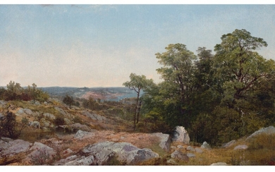 John Frederick Kensett (1816-1872), Along the Massachusetts Coast, Near Manchester