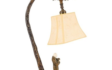 Julius Paul Schmidt-Felling (1835-1920) Bronze Figural Lamp