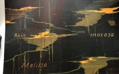 SOLD. Kehnet Nielsen: “Rain Morosa Melissa”. Signed Kehnet Nielsen 97. Lithograph in colours no. 152/300. 59 x 62 cm. Unframed. – Bruun Rasmussen Auctioneers of Fine Art