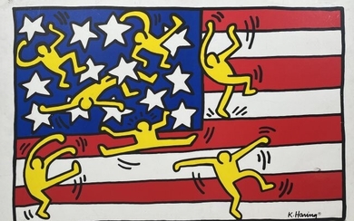 Keith Haring Poster, Flag