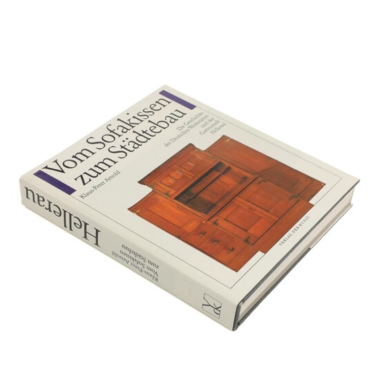 NOT SOLD. Klaus-Peter Arnold: "Vom Sofakissen zum Städtebau". Published by Verlag der Kunst, 1993. Book about german design. – Bruun Rasmussen Auctioneers of Fine Art