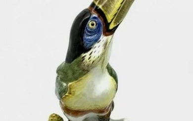 LARGE MEISSEN TUCAN BY PAUL WALTHER