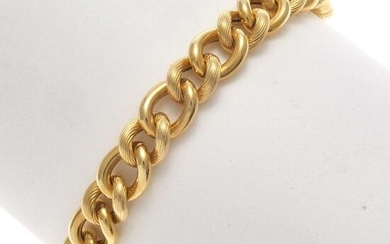 Lapis Lazuli, 14k Yellow Gold Bracelet