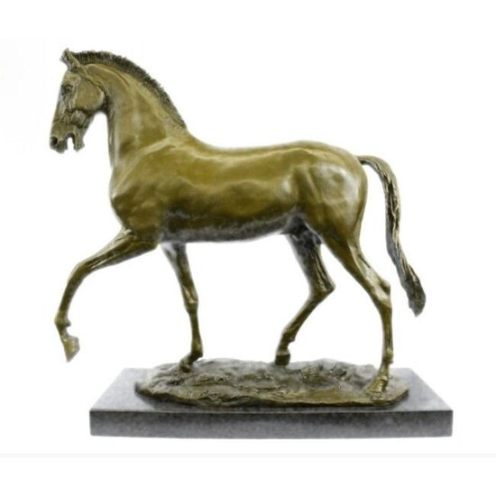 Large Size Bronze Arabian Stallion Sculpture