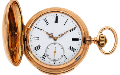 LeCoultre & Cie, Rose Gold Minute Repeater, circa 1905...