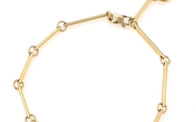 Lina Falkesgaard (b. 1961) A “Pebbles” bracelet of 18k gold. Design no....