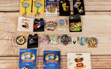 Lot of 21 Mixed Disney Pins