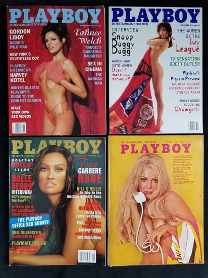 Lot of 4 Playboy Entertainment for Men Years 1969 1995